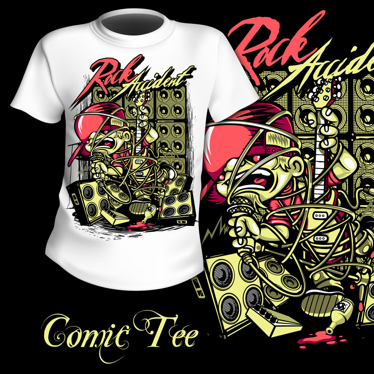Rock Accident Printable or Tshirt Design PNG or eps – INKRAZ