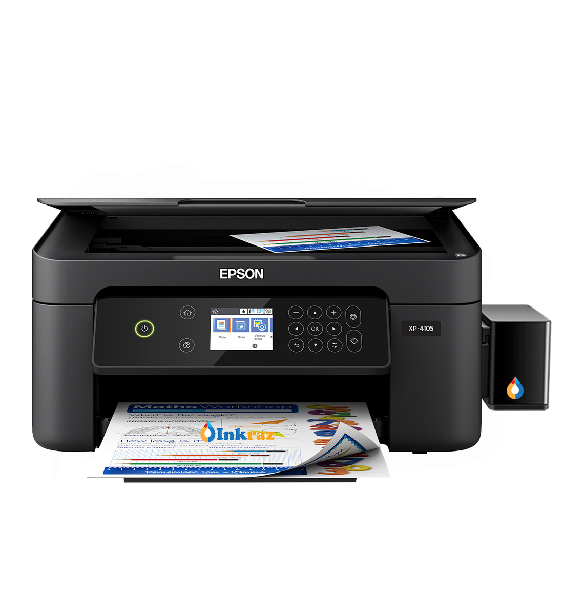 Sublimation Epson XP 4100 xp4105 ChipLess Mianboard Built on Tank with INKRAZ