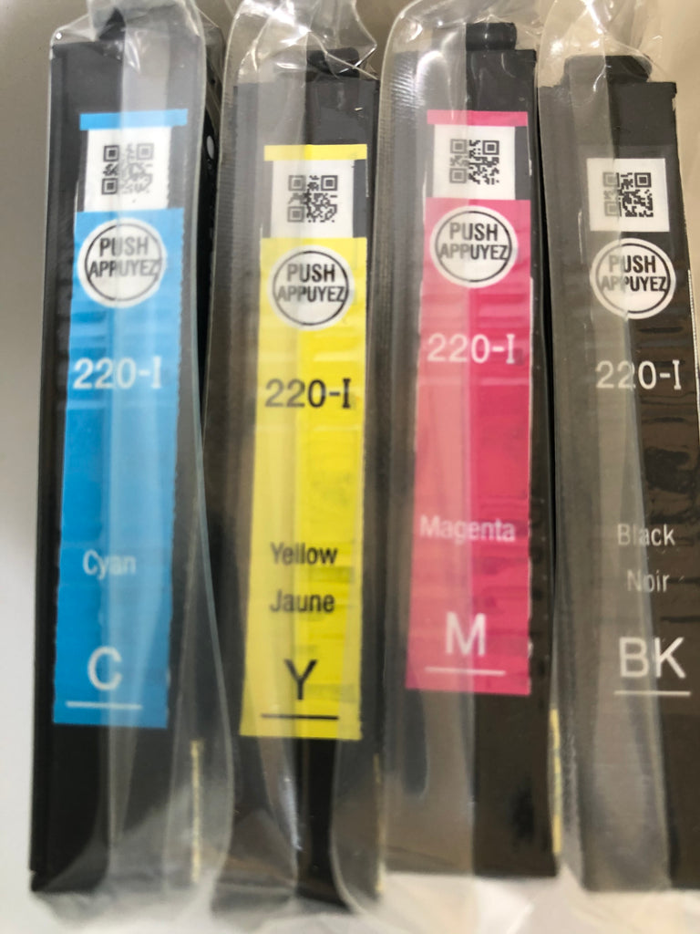 Epson INITIAL 220I 220 T220 Black / Cyan / Magenta / Yellow Ink Cartridge T220i
