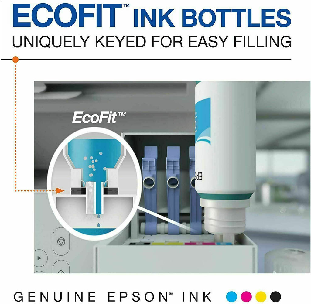 Drucker Tinte Refill für EPSON Ecotank ET-2720 ET-2721 ET-2726 ET-4700  ET-1810 